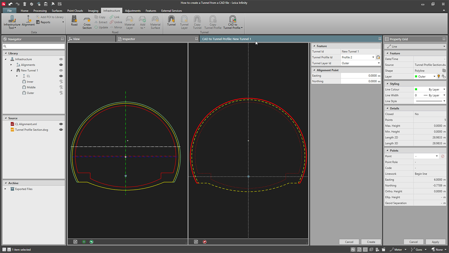Leica Infinity Tunnelling Blog